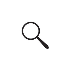 Magnifier Icon In Trendy Flat Style
