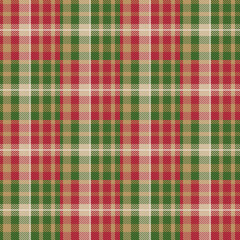 Tartan pattern,Scottish traditional fabric seamless, green and red background.