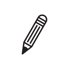 Pencil Stationary Icon Vector Illustration