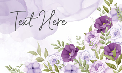 beautiful purple flower background