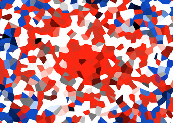 Colored background. Colorful, circular and floral abstract background. Background with mosaic effect. Modern abstract background.