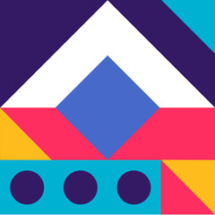 art illustration background abstract mosaic geometric