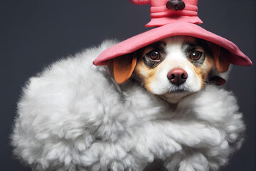 Dog with Hat