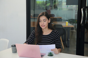 Attractive Business woman in the office