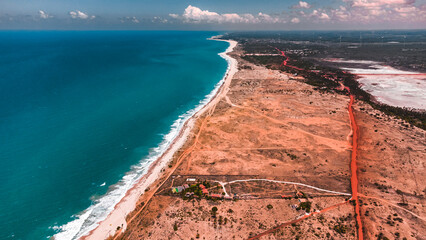 Praia Tropical Brasil Nordeste Paradisíaco Paraíso São Miguel do Gostoso Rio Grande do Norte...