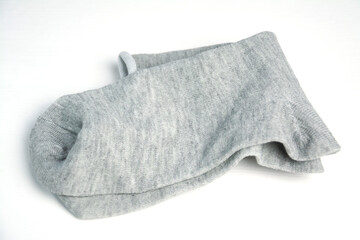 Men's warm insulated socks on white