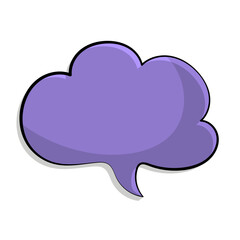 cartoon shape bubble