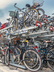 Fahrrad-Parkplatz in Kopenhagen