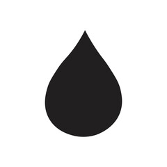 Water drop icon vector