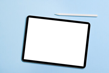 Tablet with blank screen