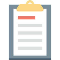 Obraz premium Clipboard Vector Icon