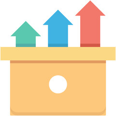 Business Growth Vector Icon
