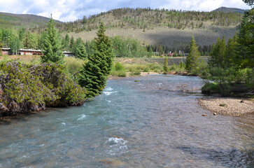 rapids of the Snake River in Keystone, Colorado 