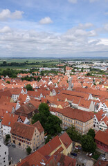 Obraz premium Blick vom Daniel in Noerdlingen