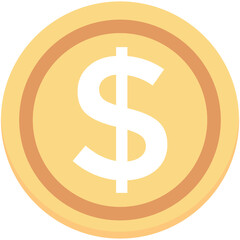 Dollar Colored Vector Icon