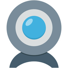 Webcam Colored Vector Icon