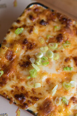 Macaroni and cheese in plate