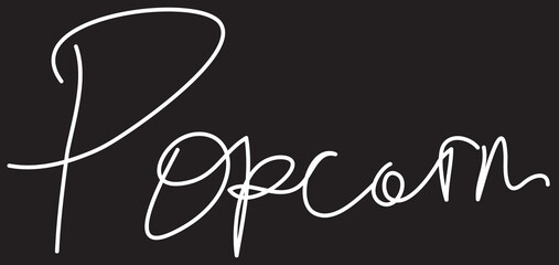 popcorn logo typography salt brand product logotype  pop corn advertising snacks cooked  popcorn bucket lettering eating template