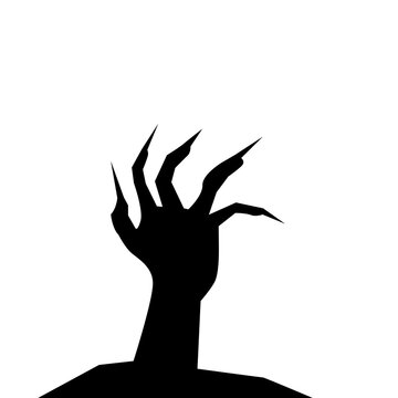 recommend clip art: scary spooky halloween hand monster nail 