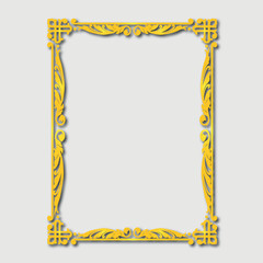 Frame, in the style of an ornament, Vector illustration eps 10, Art.