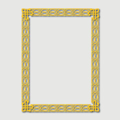 Frame, in the style of an ornament, Vector illustration eps 10, Art.