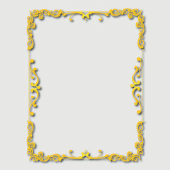 Frame, in the style of an ornament, Vector illustration eps 10, Art.