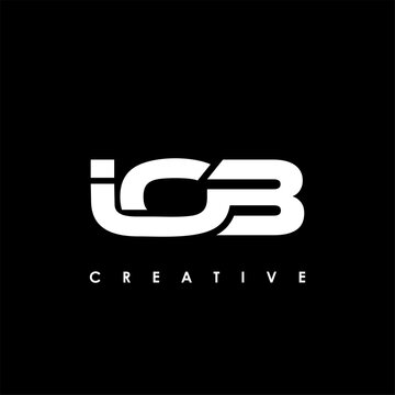 IOB Letter Initial Logo Design Template Vector Illustration
