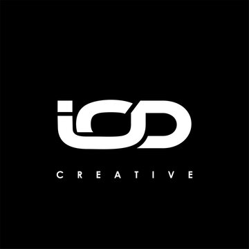 IOD Letter Initial Logo Design Template Vector Illustration