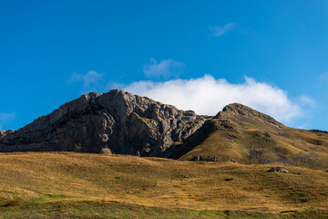Obraz premium The Tena Valley in the Spanish Pyrenees, near Sallent de Gallego, in the province of Huesca, Aragon, Spain
