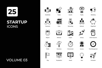 Startup icons collection.