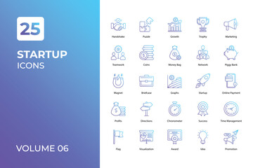 Startup icons collection.
