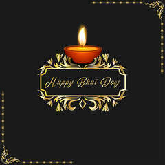 Simple Greeting Card Bhai Dooj 