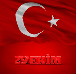 Turkish Flag, Republic Day - Turkey