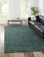 Modern living area shaggy rug