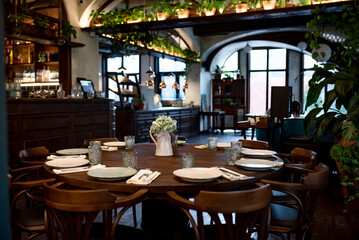 interior of ittalian restaurant