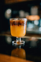 glass of drink