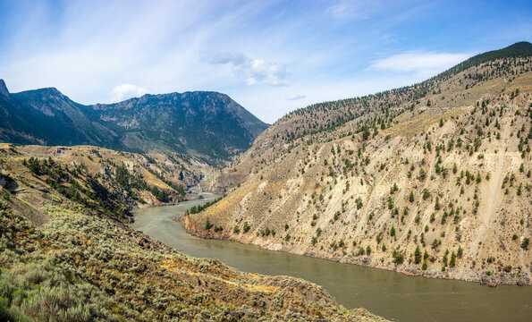 The deserts of British Columbia near Kamloops in Canada