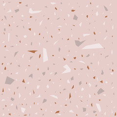 pastel pink, white and grey terrazzo background