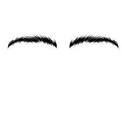 Eyebrow vector element