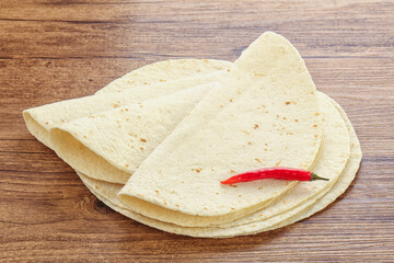 Mexican Tortilla circle bread for cooking
