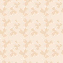 Background with the image of leaves. Original background with leaves, seamless lines.