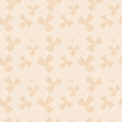 Background with the image of leaves. Original background with leaves, seamless lines.