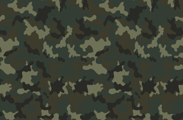 
green army pattern camouflage, forest texture, military uniform, seamless background.