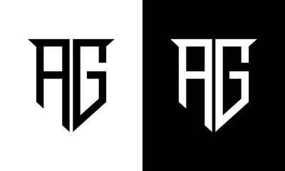 letter ag logo design