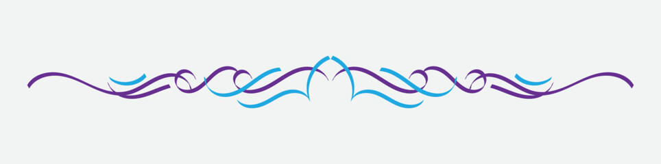 Vintage book vignette, divider and separator