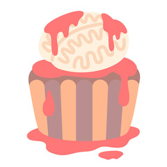 Halloween brain cupcake⭐︎PNG