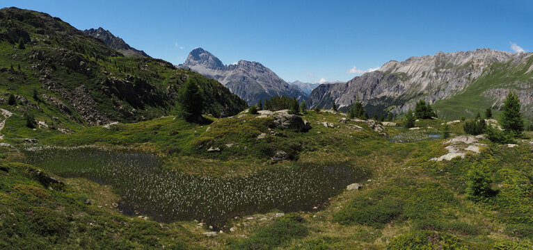 Piz Ela, Blick von der Fuorcla Crap Alv