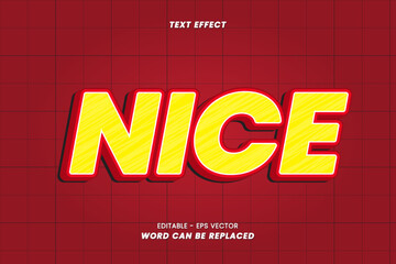 Nice Text Effect with a modern concep