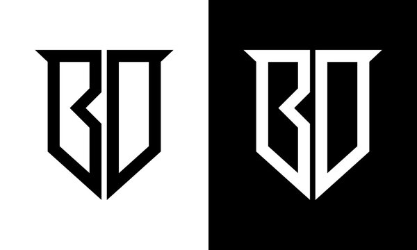 letter bd logo design