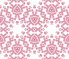 Geometric pattern. Seamless vector background. Ethnic graphic design.
